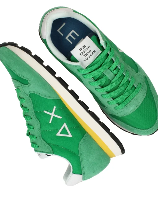 Outlet SUN68 Tom Solid Sneakers Heren Groen