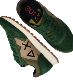 Clearance SUN68 Tom Solid Sneakers Heren Groen