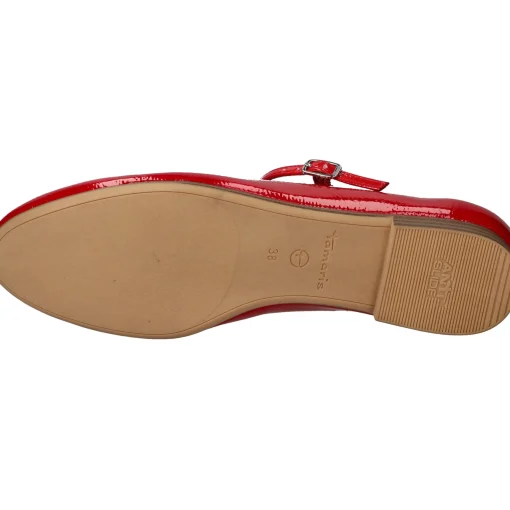 Sale Tamaris Ballerina's Dames Rood