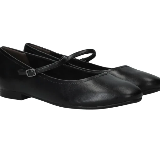 Best Tamaris Ballerina's Dames Zwart