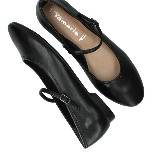Best Tamaris Ballerina's Dames Zwart
