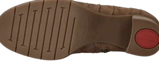 Discount Tamaris Enkellaarsjes Dames Beige