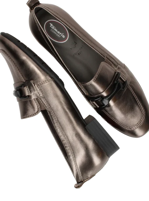 Fashion Tamaris Instappers Dames Zilver