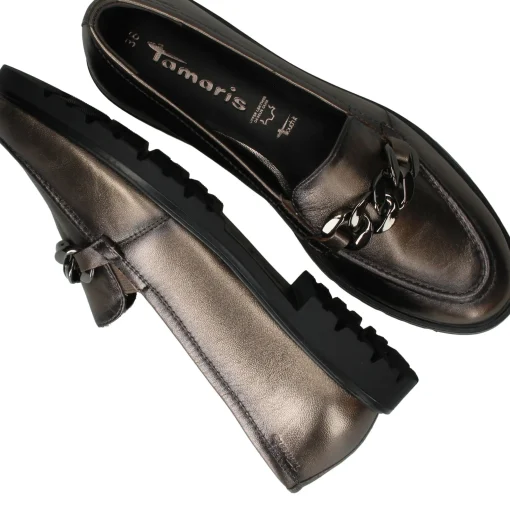 Sale Tamaris Loafers Dames Zilver