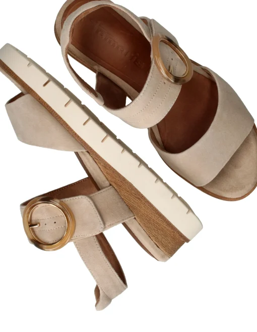 Fashion Tamaris Sandalen Dames Beige
