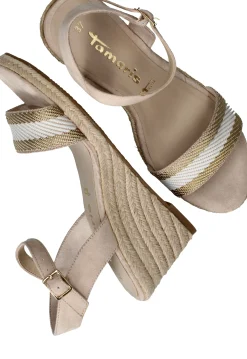 Clearance Tamaris Sandalen Dames Beige