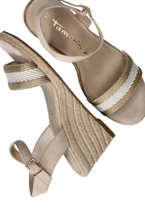 Clearance Tamaris Sandalen Dames Beige