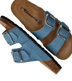 Best Tamaris Slippers Dames Blauw