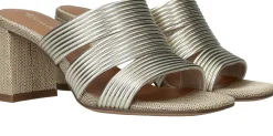 Online Tamaris Slippers Dames Goud