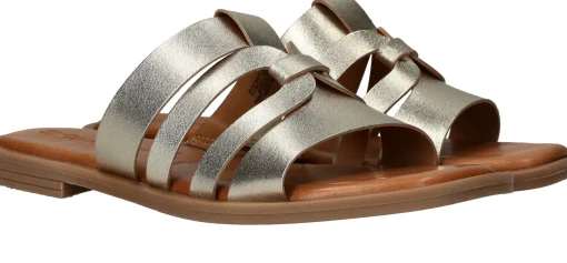 Discount Tamaris Slippers Dames Goud