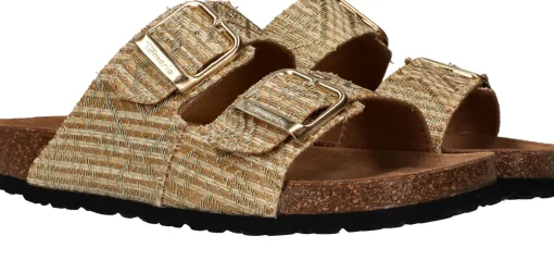 Hot Tamaris Slippers Dames Goud