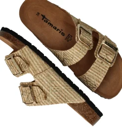 Hot Tamaris Slippers Dames Goud