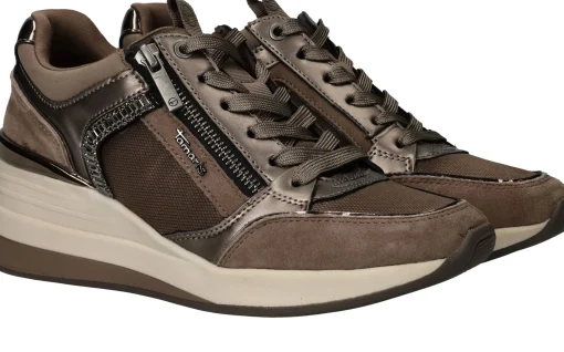 Outlet Tamaris Sneakers Dames Taupe
