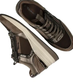 Outlet Tamaris Sneakers Dames Taupe