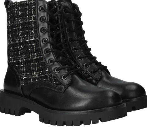 Sale Tamaris Veterboots Dames Zwart