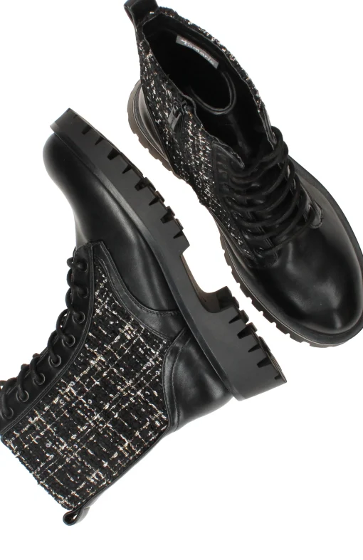 Sale Tamaris Veterboots Dames Zwart