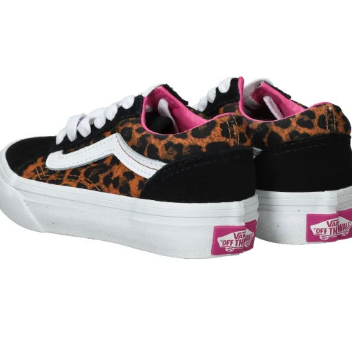 Best Vans Old Skool Leopard Pop Sneakers Meisjes Zwart