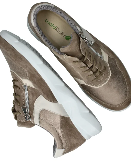 Clearance Waldlaufer Funky Sneakers Dames Beige