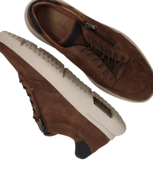 New Waldlaufer Heiko Sneakers Heren Cognac