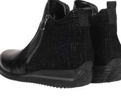 Clearance Waldlaufer Himona Boots Dames Zwart