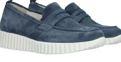 Clearance Waldlaufer Lorela Instappers Dames Blauw