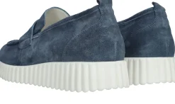 Clearance Waldlaufer Lorela Instappers Dames Blauw
