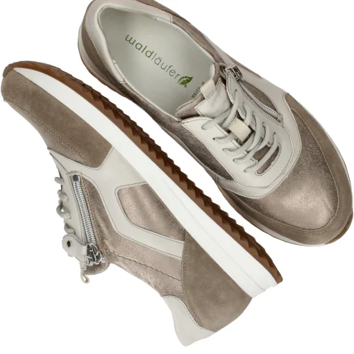New Waldlaufer Vicky Sneakers Dames Taupe