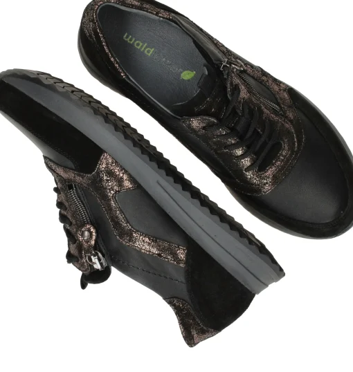 Hot Waldlaufer Vicky Sneakers Dames Zwart