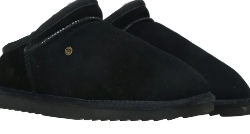 Clearance Warmbat Conner Pantoffels Heren Zwart