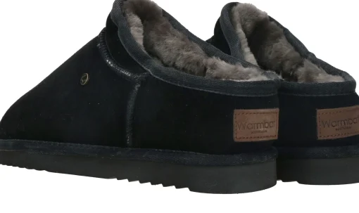 Clearance Warmbat Conner Pantoffels Heren Zwart