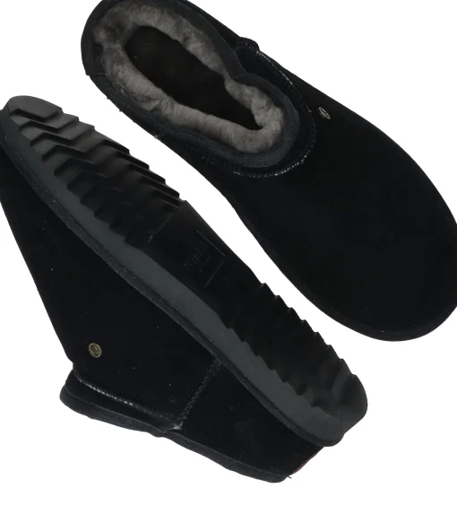 Clearance Warmbat Conner Pantoffels Heren Zwart