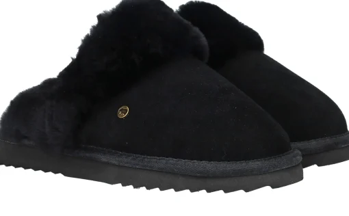Hot Warmbat Flurry Muilen Dames Zwart