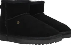 Best Warmbat Wallaby Pantoffels Dames Zwart