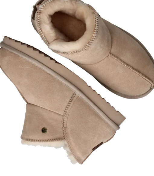 Hot Warmbat Willow Pantoffels Dames Beige