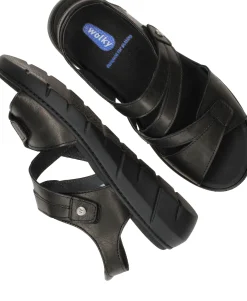 New Wolky Ikaria Sandalen Dames Zwart