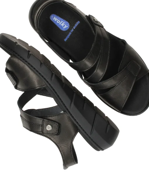 New Wolky Ikaria Sandalen Dames Zwart