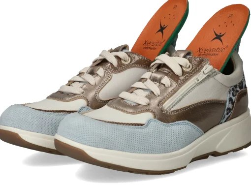Sale Xsensible Grenoble Stretchwalker Sneakers Dames Beige